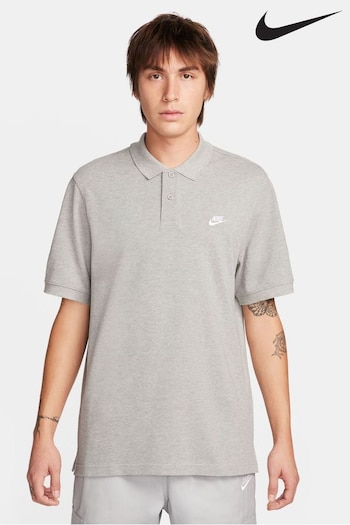 Nike LAGOON Dark Grey Club Short Sleeve Polo Shirt (929184) | £33