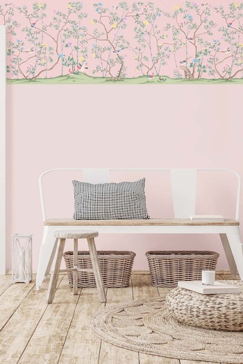Woodchip & Magnolia Pink Garden of Dreams Wallpaper (929589) | £110