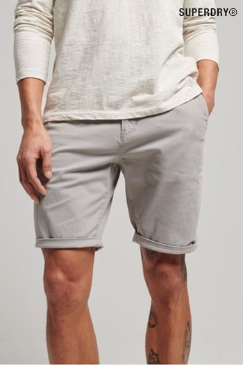 Superdry Grey Core Chino Shorts (930000) | £40