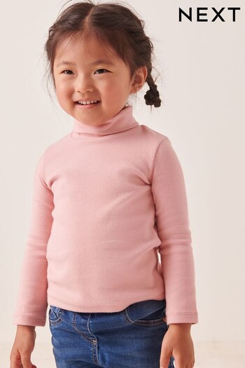 Pink Roll Neck Top (3mths-7yrs) (930033) | £5 - £7