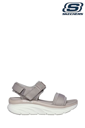 Skechers Grey D'Lux Walker Sandals (930056) | £54