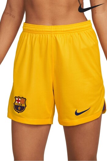 Nike Orange Barcelona Fourth Stadium Shorts (930093) | £38