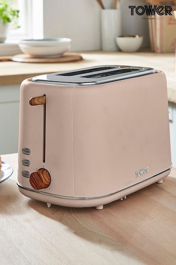 Tower Pink Scandi 800W 2 Slice Toaster (930141) | £30