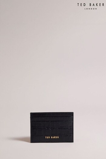Ted Baker Crokina Black Imitation Croc Cardholder (930148) | £30