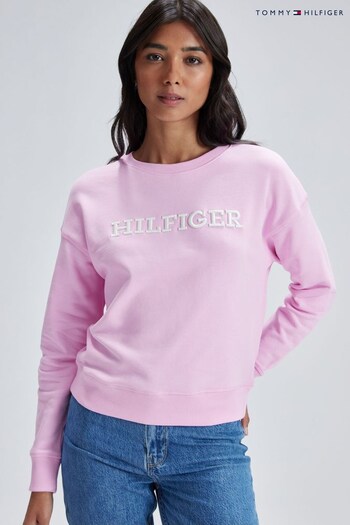 Tommy Hilfiger Pink Regular Monotype Sweatshirt (930303) | £70