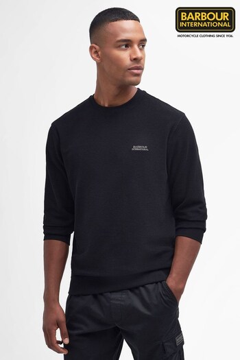 Barbour® International Apex Crew Black Sweatshirt (930396) | £60
