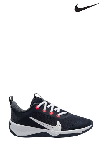 Nike 25cm Navy/White Omni Youth Trainers (930456) | £40