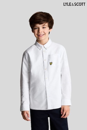 Lyle & Scott Boys Long Sleeve Oxford Shirt (930541) | £40 - £45
