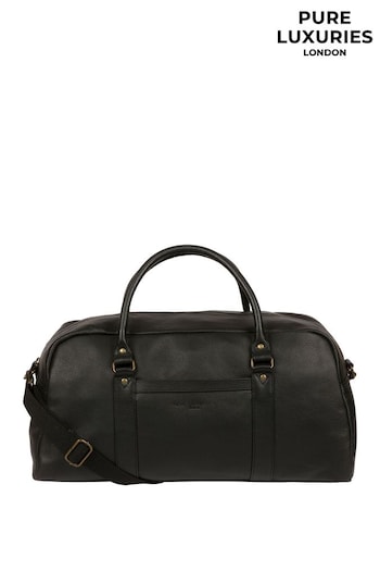 Pure Luxuries London Monty Leather Holdall (930591) | £110