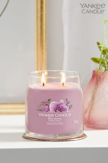 Yankee Candle Purple Signature Medium Jar Wild Orchid Scented Candle (930601) | £25