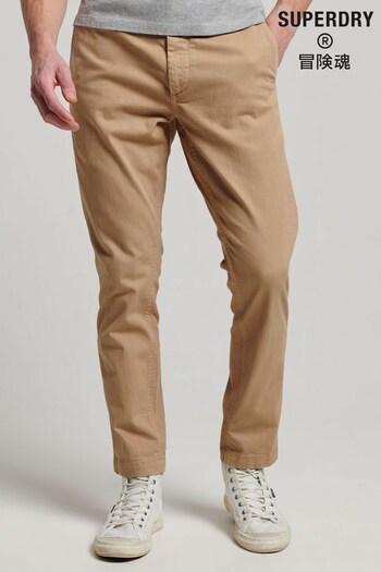 Superdry Nude Officers Slim Chino Trousers (930832) | £55