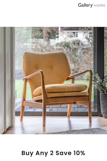 Gallery Home Yellow Jerry Armchair (931038) | £610