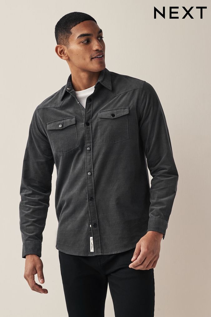 Mens' Long Sleeve Shirts | Smart & Casual Shirts | Next UK