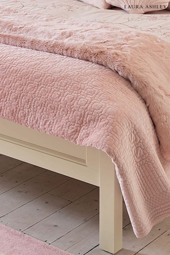 Laura Ashley Blush Pink Carrie Bedspread (931350) | £220