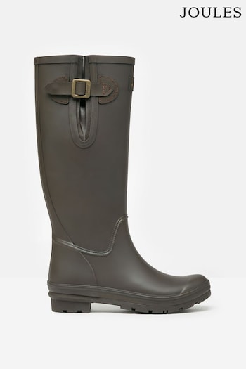 Joules Houghton Chocolate Brown Adjustable Tall Wellies (931568) | £59.95