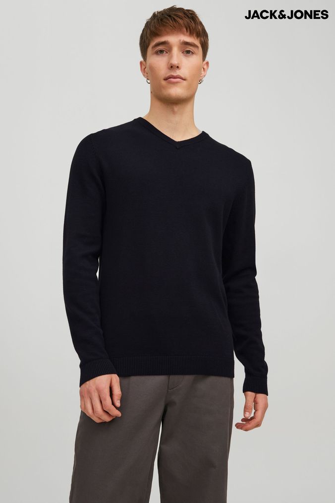 Next mens black jumper store