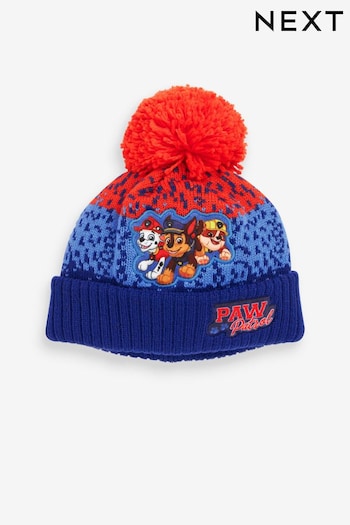 Blue PAW Patrol License Knitted Pom Hat (1-10yrs) (931724) | £2.50 - £3