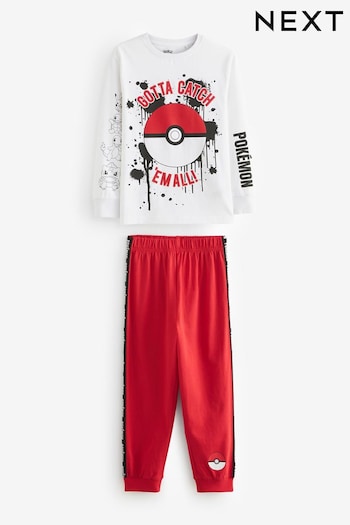 Pokémon Red/White License Pyjamas (4-14yrs) (931869) | £16 - £21