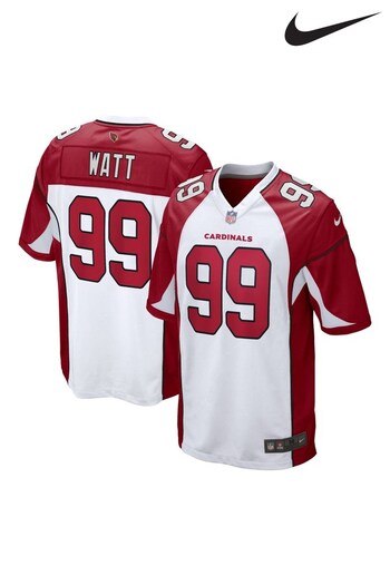 Nike White Arizona Cardinals Road Game Jersey - J. J. Watt (931973) | £80