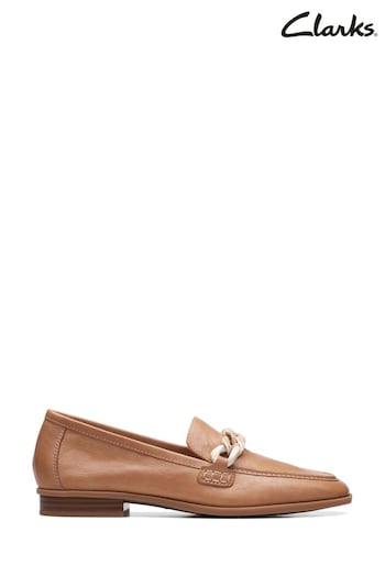 Clarks Brown Leather Sarafyna Iris Shoes (931993) | £80