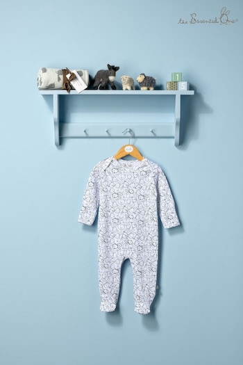 The Essential One Unisex Baby Sleepsuit With Bunny & Bear Print (932542) | £15