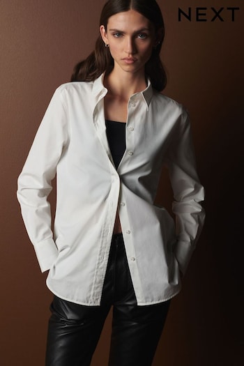 White Premium Long Sleeve Shirt (932713) | £80
