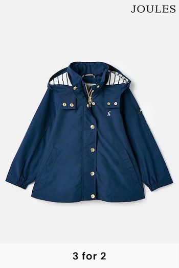 Joules Meadow Navy Lightweight Raincoat With Hood (933069) | £39.95 - £42.95