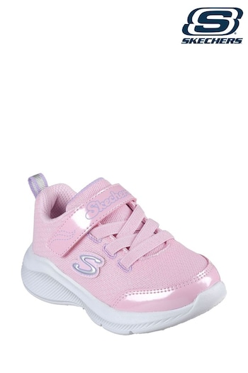 Skechers Pink Girls Sole Swifters Trainers (933076) | £29