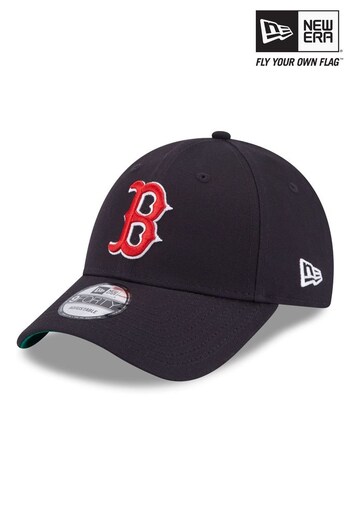 New Era® Boston Red Sox Team Side Patch Navy 9FORTY Adjustable Cap (933176) | £25