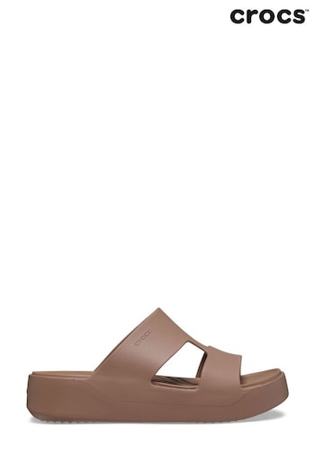Crocs Pink Getaway Platform H-Strap Sandals (933232) | £40