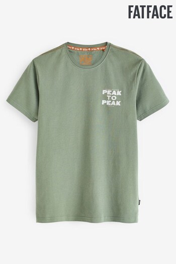 FatFace Green Peak To Peak T-Shirt (933651) | £28