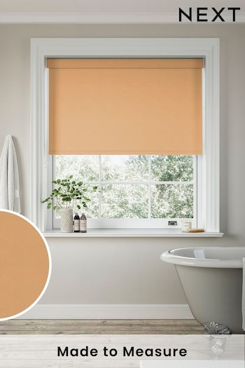 Tan Brown Glow Made to Measure Blackout Roller Blind (934038) | £55