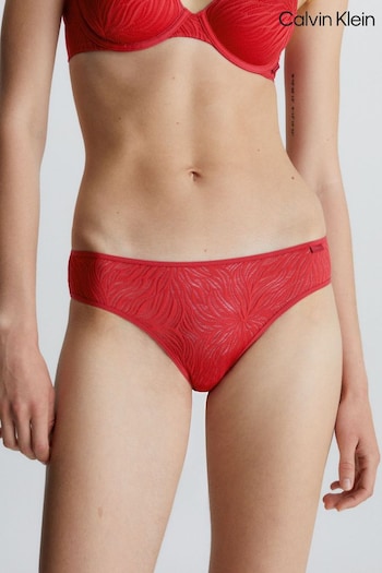 Calvin Klein Sheer Marquisette Lace Bikini Briefs (934473) | £28