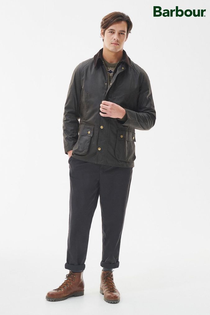Mens short store barbour jackets
