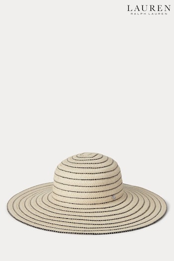 Lauren Ralph Lauren Natural Stripe Sun Hat (934870) | £89