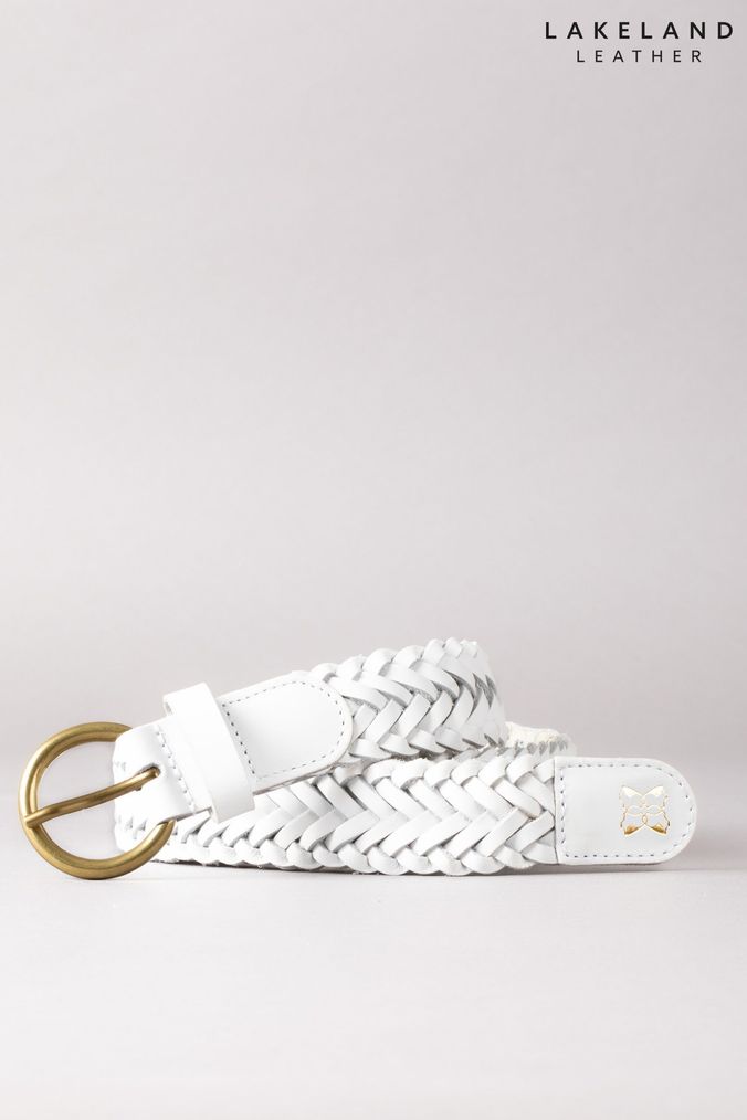 Plus size white belt top