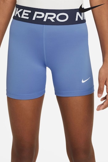 Nike writing Blue Performance Pro 3-inch Shorts (935751) | £23
