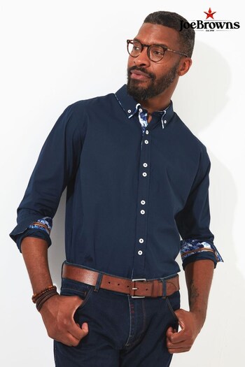 Joe Browns Blue Delightful Double Collar Shirt (935818) | £40
