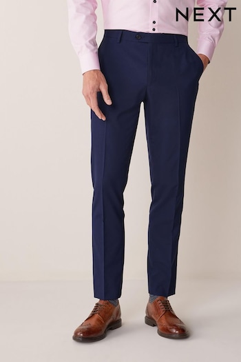 Bright Blue Slim Suit Trousers Trump (935911) | £35