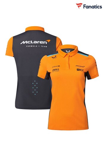 Fanatics McLaren 2023 Team Orange Polo Shirt (936599) | £65
