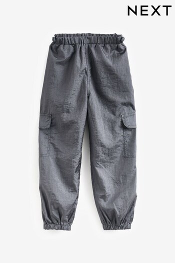Charcoal Grey Parachute Cargo Cuffed Trousers (3-16yrs) (937083) | £19 - £24