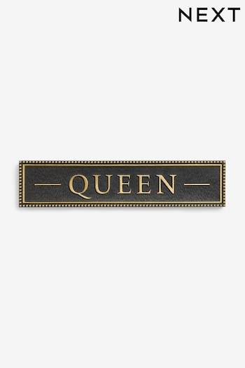 Black Queen Slogan Wall Art Sign (937347) | £20