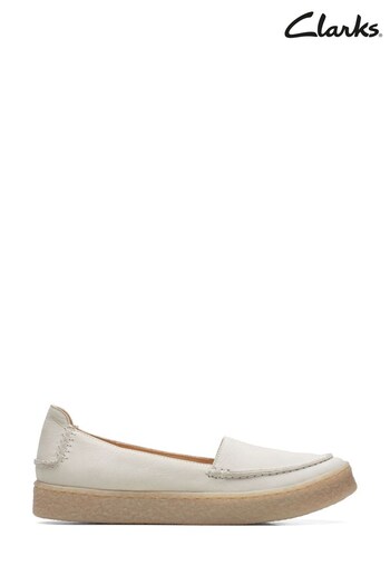 Clarks White Lea Barleigh Low Shoes (937588) | £70
