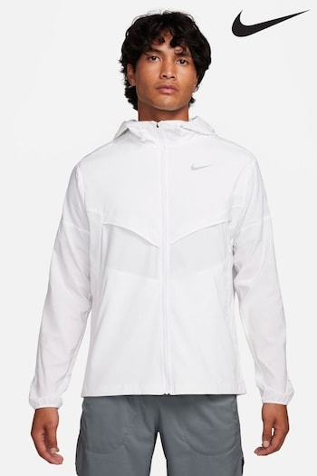 Nike fire White Light Windrunner Running Jacket (937616) | £100