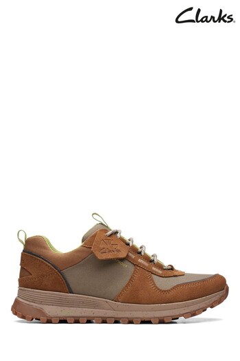 Clarks Brown ATL Trek Walk WP Shoes (938538) | £100