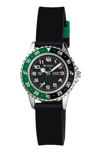 Peers Hardy Boys Black Tikkers Silicone Strap Time Teacher Watch (938776) | £15