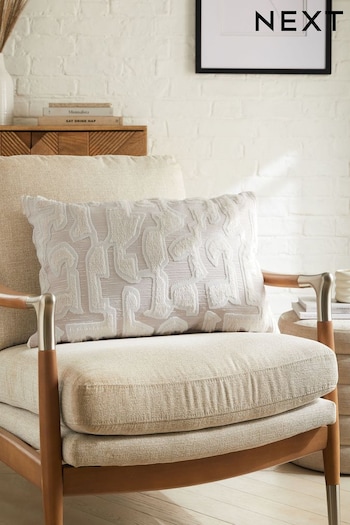 White Valencia Velvet Rectangle Cushion (938783) | £28