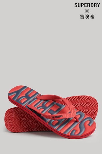 Superdry Red Vegan Flip Flops (938961) | £20