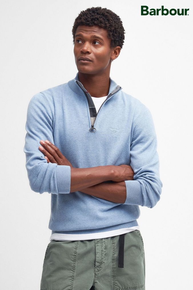 Barbour gamlin clearance half zip sweater