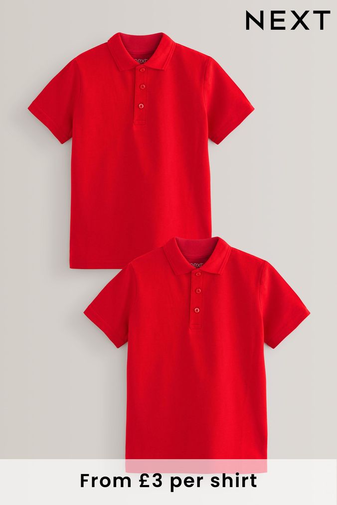 Skechers polo new arrivals shirt kids red